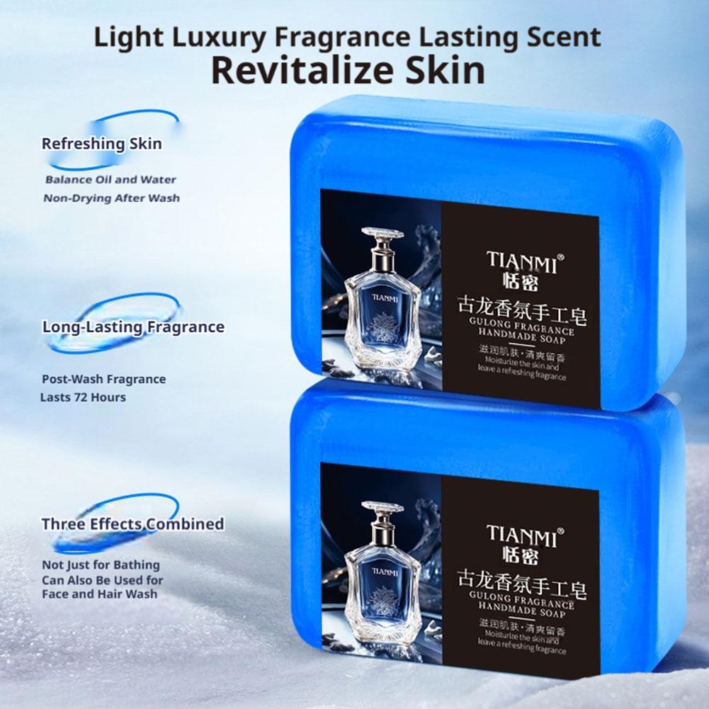 Fragrance Perfume For Hair - Men Gulong Parfümlü Sabun 3'ü 1