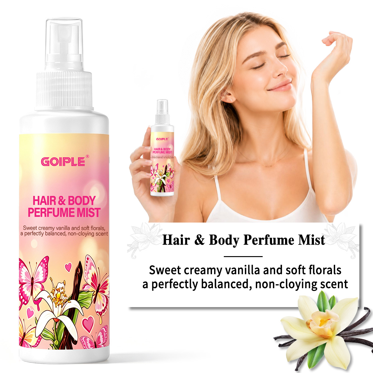 Saç ve Vücut Parfümü Spreyi, C - Perfume Fragrance Vanilla incelemesi ve fiyatı