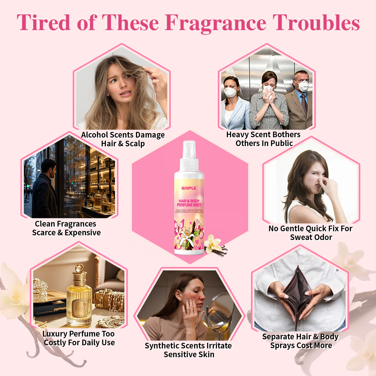 Saç ve Vücut Parfümü Spreyi, C - Perfume Fragrance Vanilla incelemesi ve fiyatı
