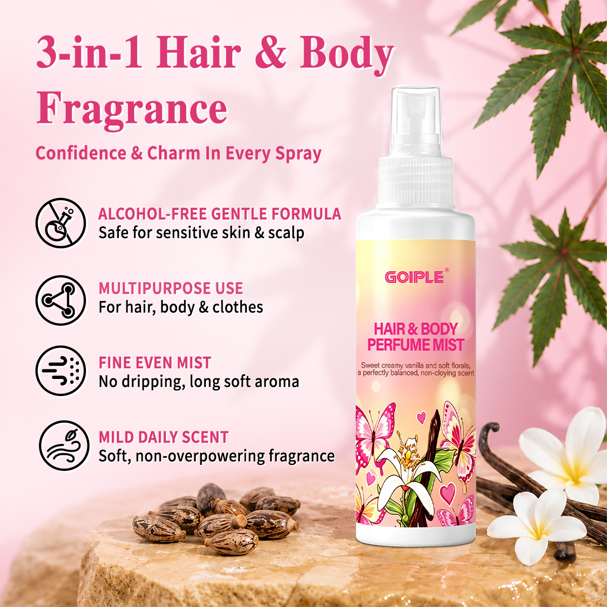 Saç ve Vücut Parfümü Spreyi, C - Perfume Fragrance Vanilla incelemesi ve fiyatı