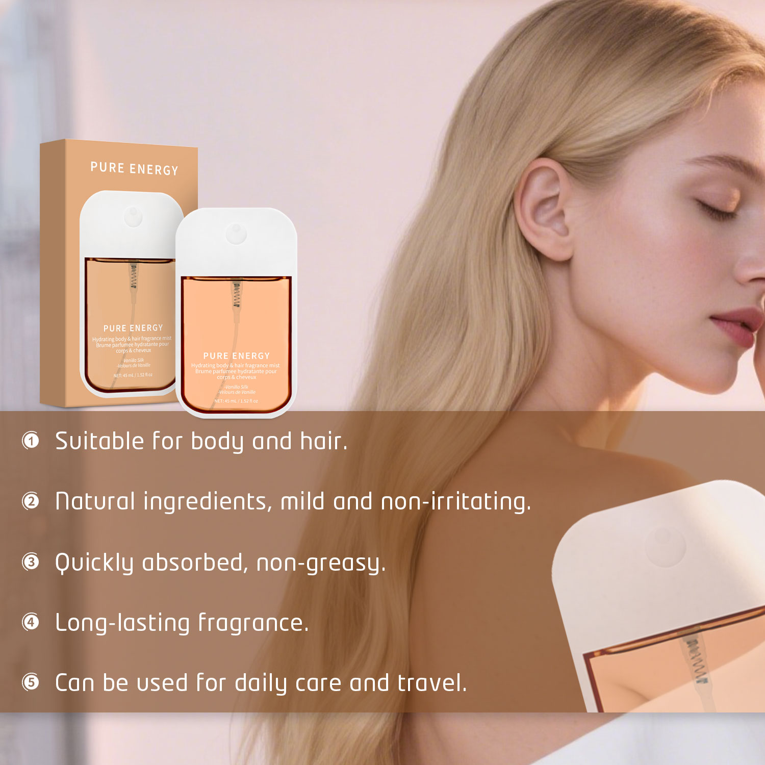 Kadınlar ve Erkekler için Vani - Fragrance Perfume For Hair incelemesi ve fiyatı